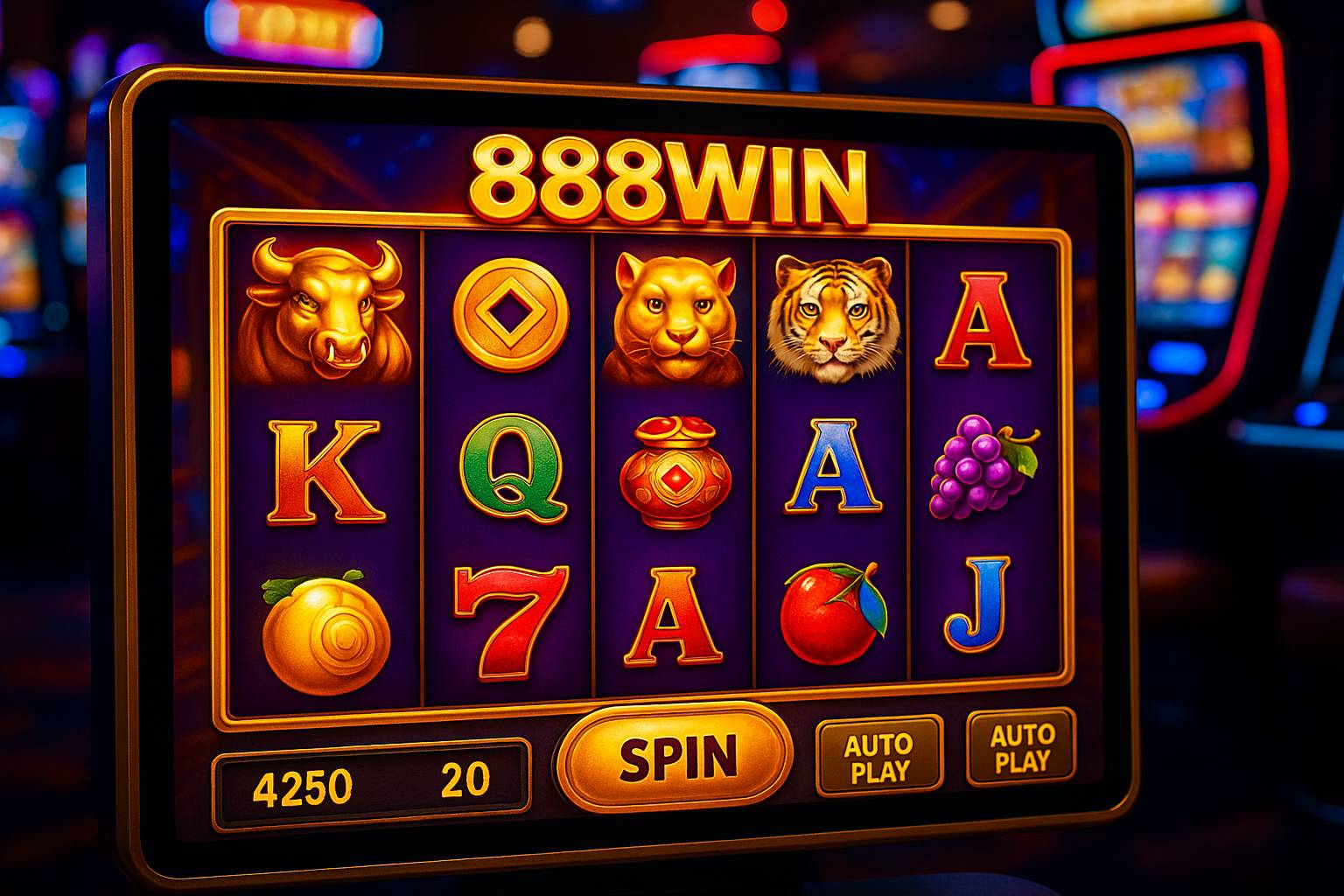 Jogos de Slot no Casino Online 888WIN